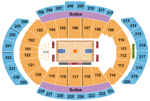 T-Mobile Center Big 12 Tournament Seating Chart